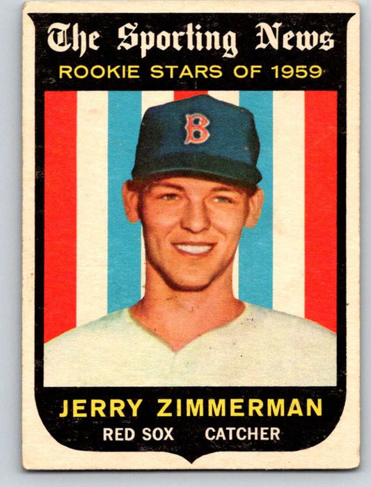 1959 Topps #146 Jerry Zimmerman RC Rookie Red Sox 3607 Image 1