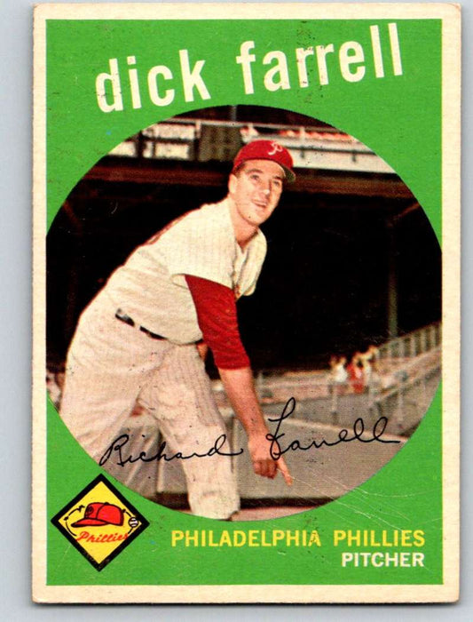 1959 Topps #175 Dick Farrell Phillies 3610 Image 1