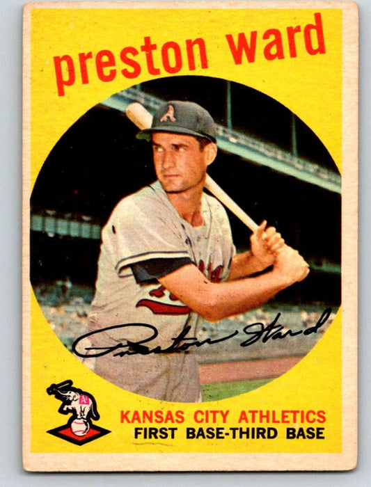 1959 Topps #176 Preston Ward Athletics 3611 Image 1