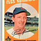 1959 Topps #191 Russ Kemmerer Senators 3615 Image 1