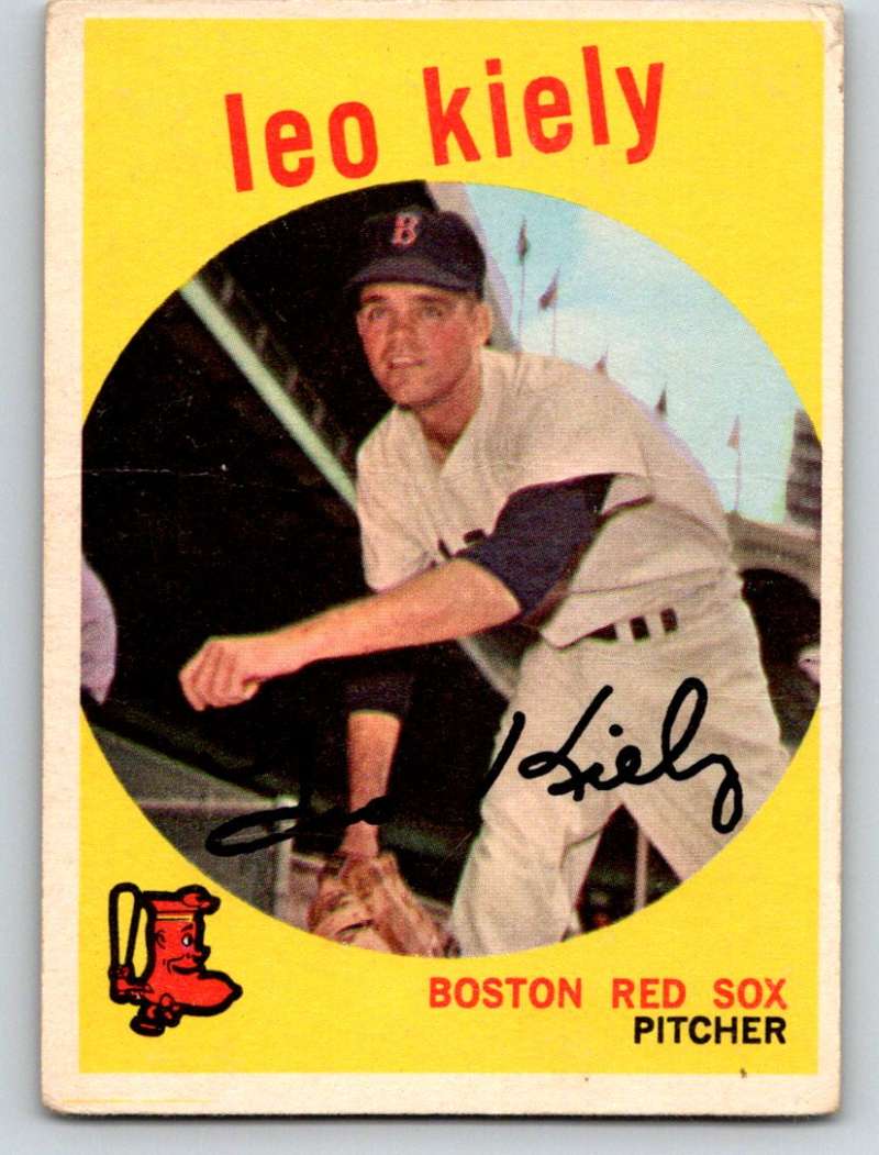 1959 Topps #199 Leo Kiely Red Sox 3618 Image 1