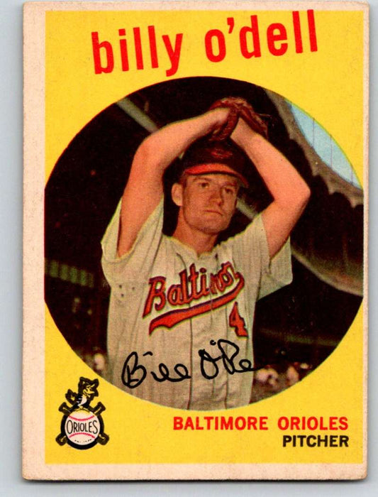 1959 Topps #250 Billy O'Dell Orioles 3625 Image 1