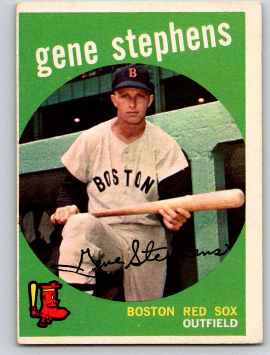 1959 Topps #261 Gene Stephens Red Sox 3627