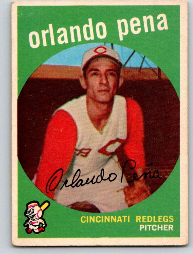 1959 Topps #271 Orlando Pena RC Rookie Reds 3628 Image 1