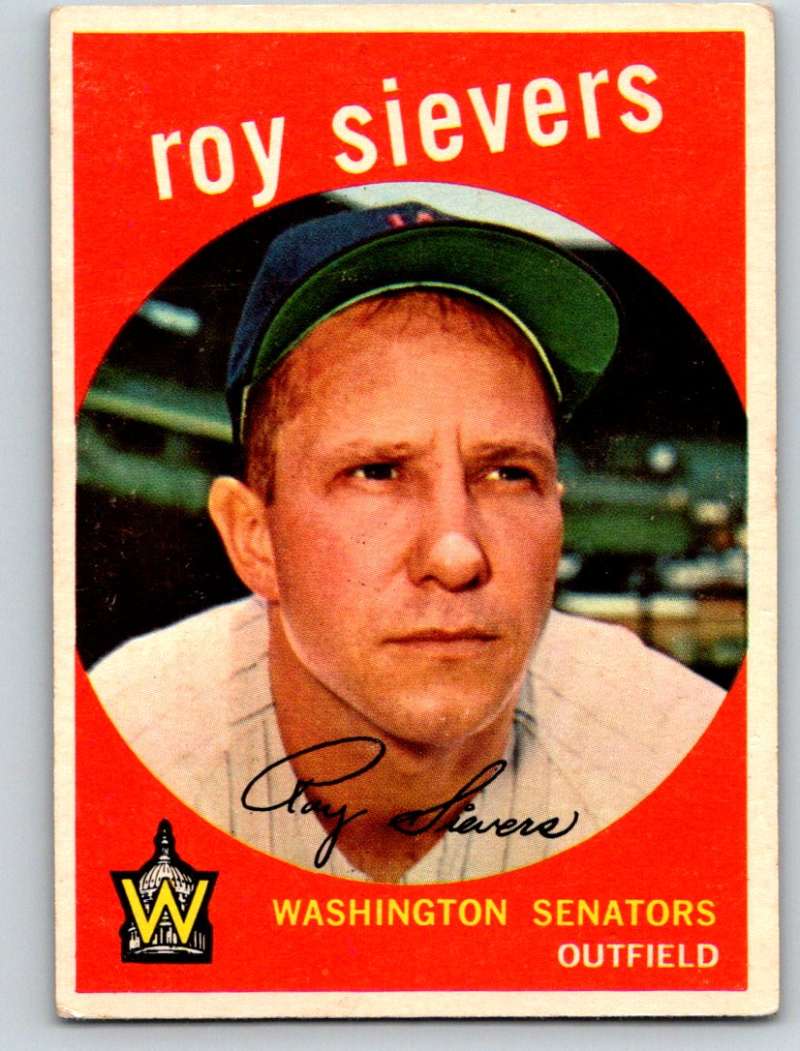 1959 Topps #340 Roy Sievers Senators 3631 Image 1