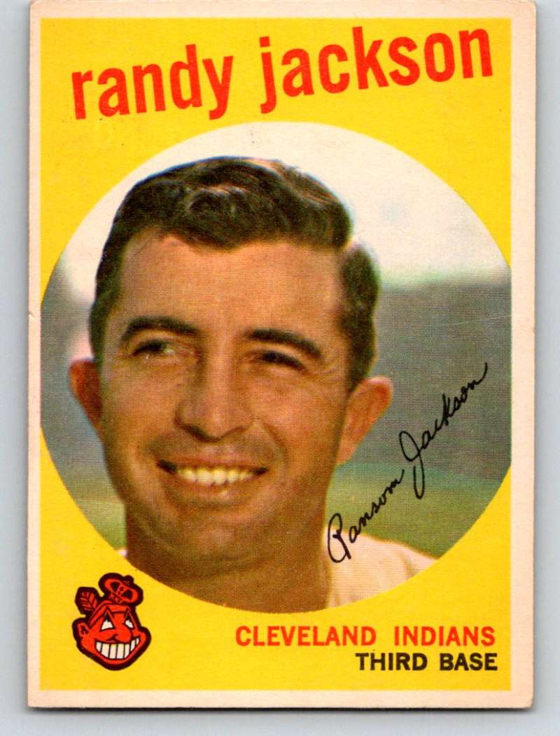 1959 Topps #394 Randy Jackson Indians 3642 Image 1