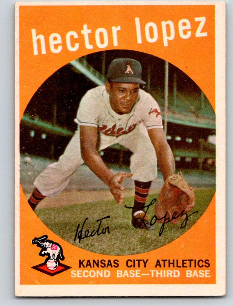 1959 Topps #402 Hector Lopez Athletics UER 3646 Image 1