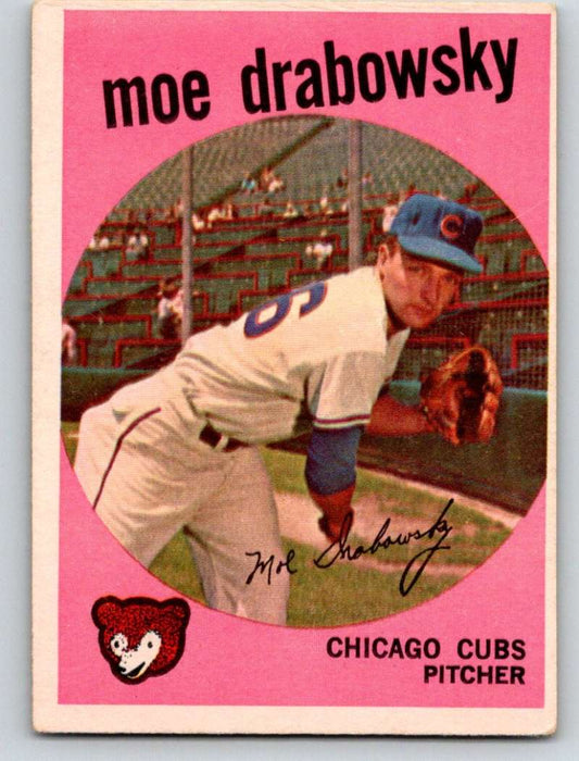 1959 Topps #407 Moe Drabowsky Cubs 3648 Image 1