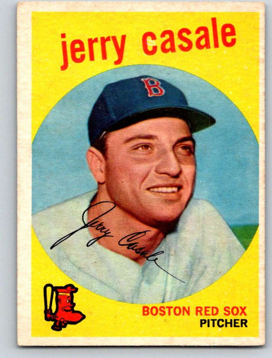 1959 Topps #456 Jerry Casale RC Rookie Red Sox 3656 Image 1