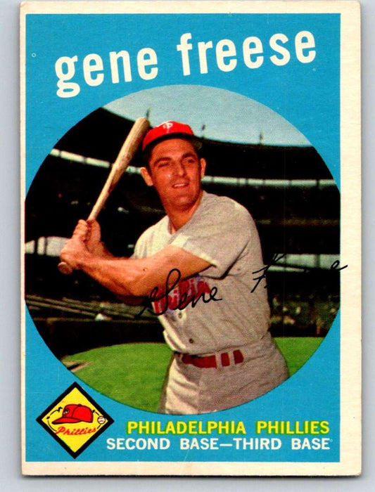 1959 Topps #472 Gene Freese Phillies 3658 Image 1