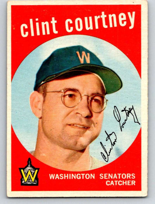 1959 Topps #483 Clint Courtney Senators 3661 Image 1