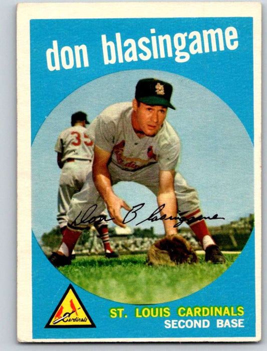 1959 Topps #491 Don Blasingame Cardinals 3664