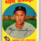 1959 Topps #496 Wayne Terwilliger Athletics UER 3666 Image 1