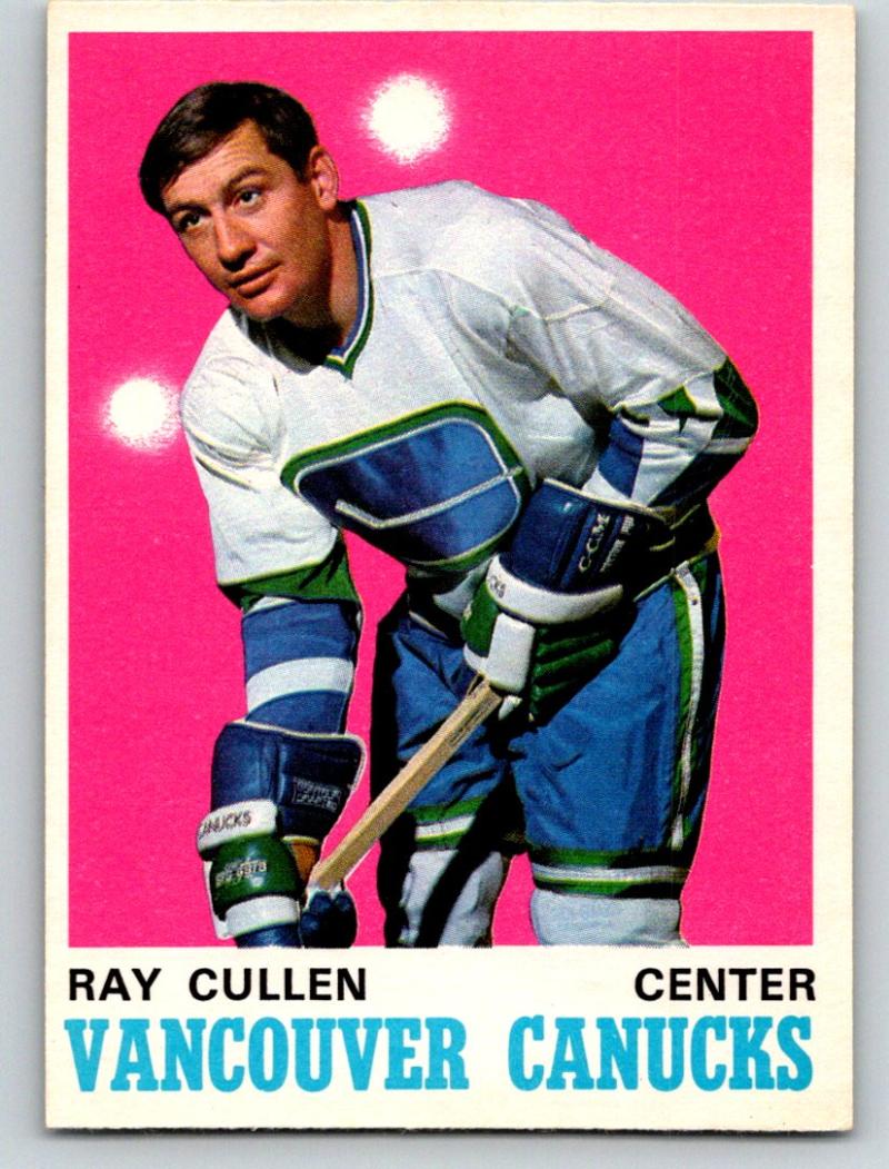1970-71 O-Pee-Chee #228 Ray Cullen NM+ Hockey NHL Canucks 03669