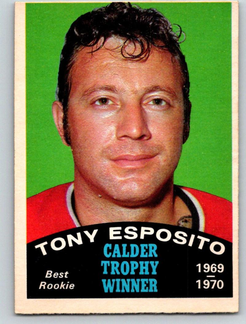 1970-71 O-Pee-Chee #247 Tony Esposito NM Near Mint Hockey NHL Blackhawks 03670