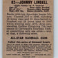 1948 Leaf #82 Johnny Lindell  Baseball MLB Baseball Vintage Yankees 03671 Image 2