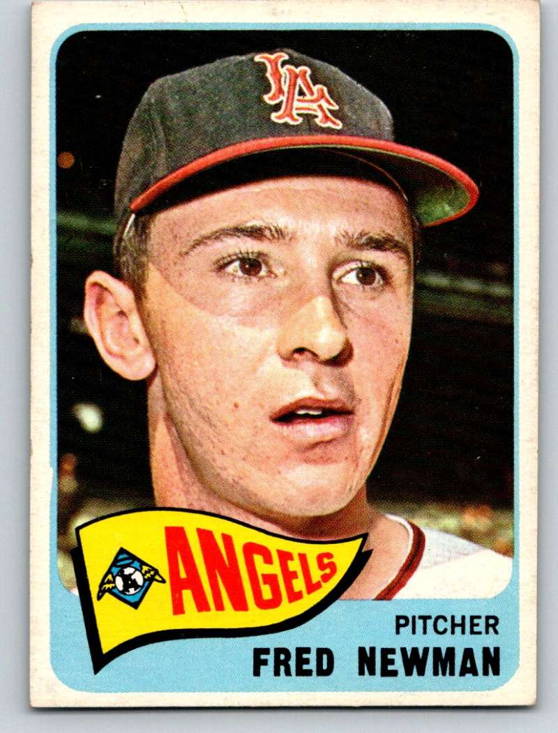 1965 Topps #101 Fred Newman Angels Baseball NM 3675