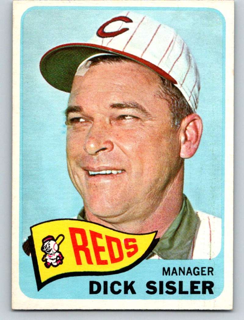 1965 Topps #158 Dick Sisler Reds Baseball NM 3679