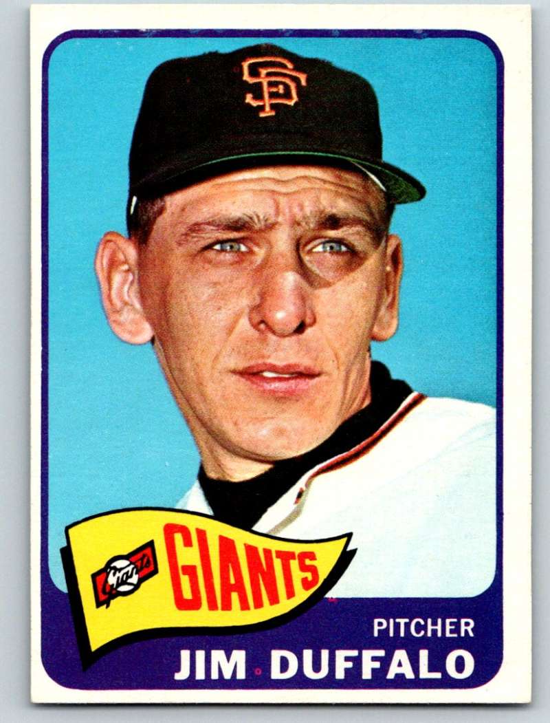 1965 Topps #159 Jim Duffalo Giants Baseball NM 3680 Image 1