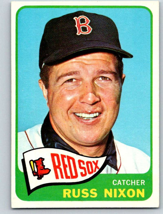 1965 Topps #162 Russ Nixon Red Sox Baseball NM 3681