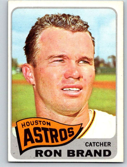 1965 Topps #212 Ron Brand Astros Baseball NM 3687 Image 1