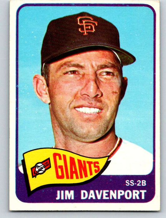 1965 Topps #213 Jim Davenport Giants Baseball NM 3688