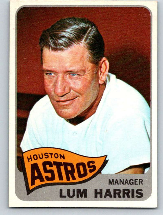 1965 Topps #274 Lum Harris MG/ RC Rookie Astros Baseball NM 3694 Image 1