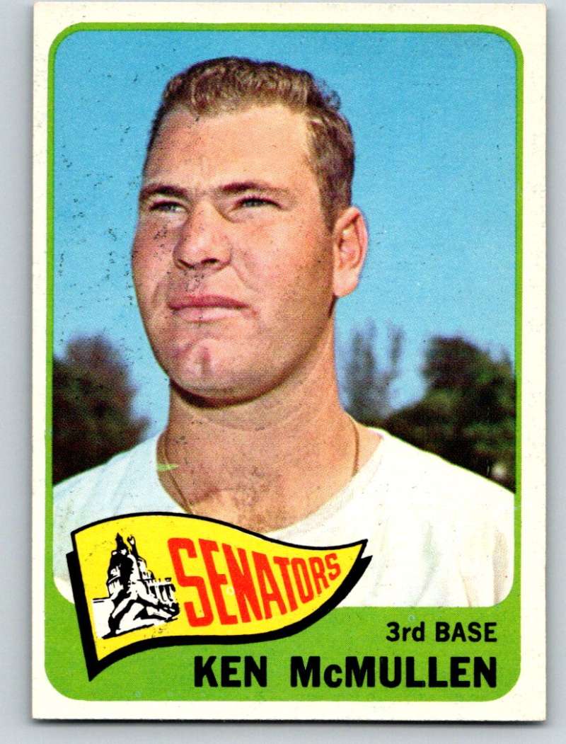 1965 Topps #319 Ken McMullen Senators Baseball NM 3697 Image 1