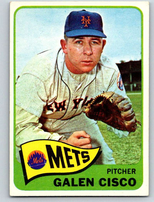 1965 Topps #364 Galen Cisco Mets Baseball NM 3698