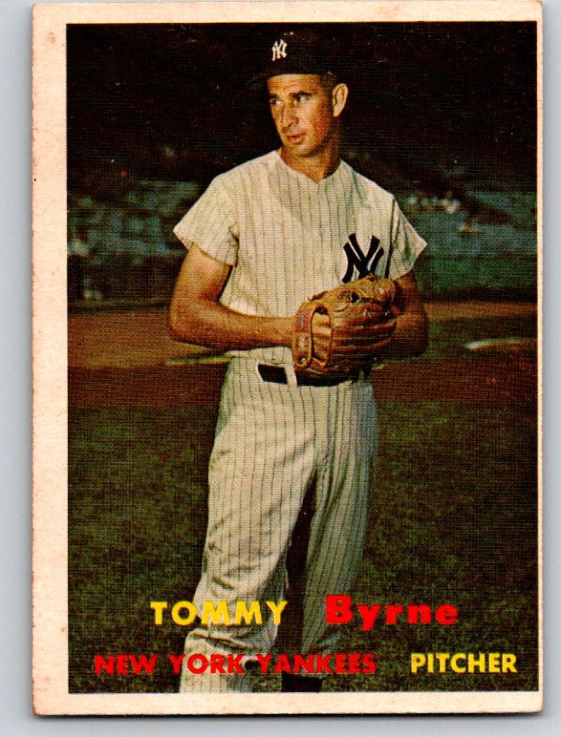 1957 Topps #108 Tommy Byrne EX/NM Baseball MLB Baseball Vintage Yankees 03701 Image 1