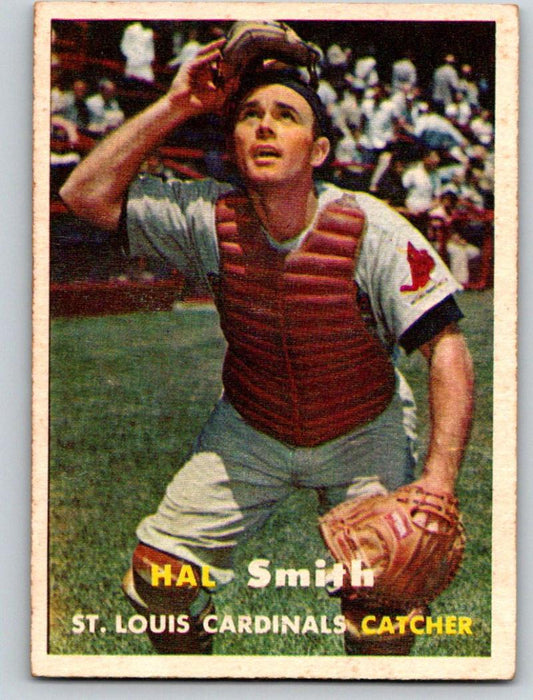 1957 Topps #111 Hal Smith NM Near Mint Baseball Vintage MLB Cardinals 03702