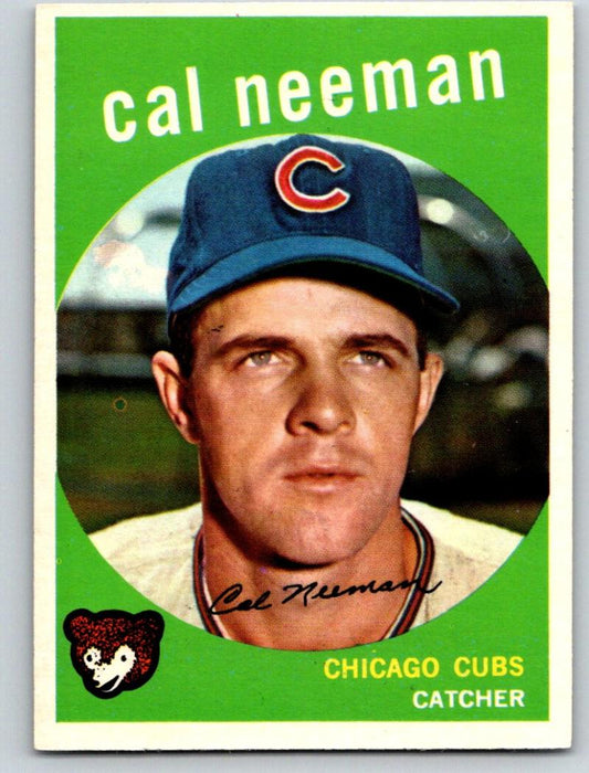 1959 Topps #367 Cal Neeman NM-MT Baseball Vintage MLB Cubs 03717