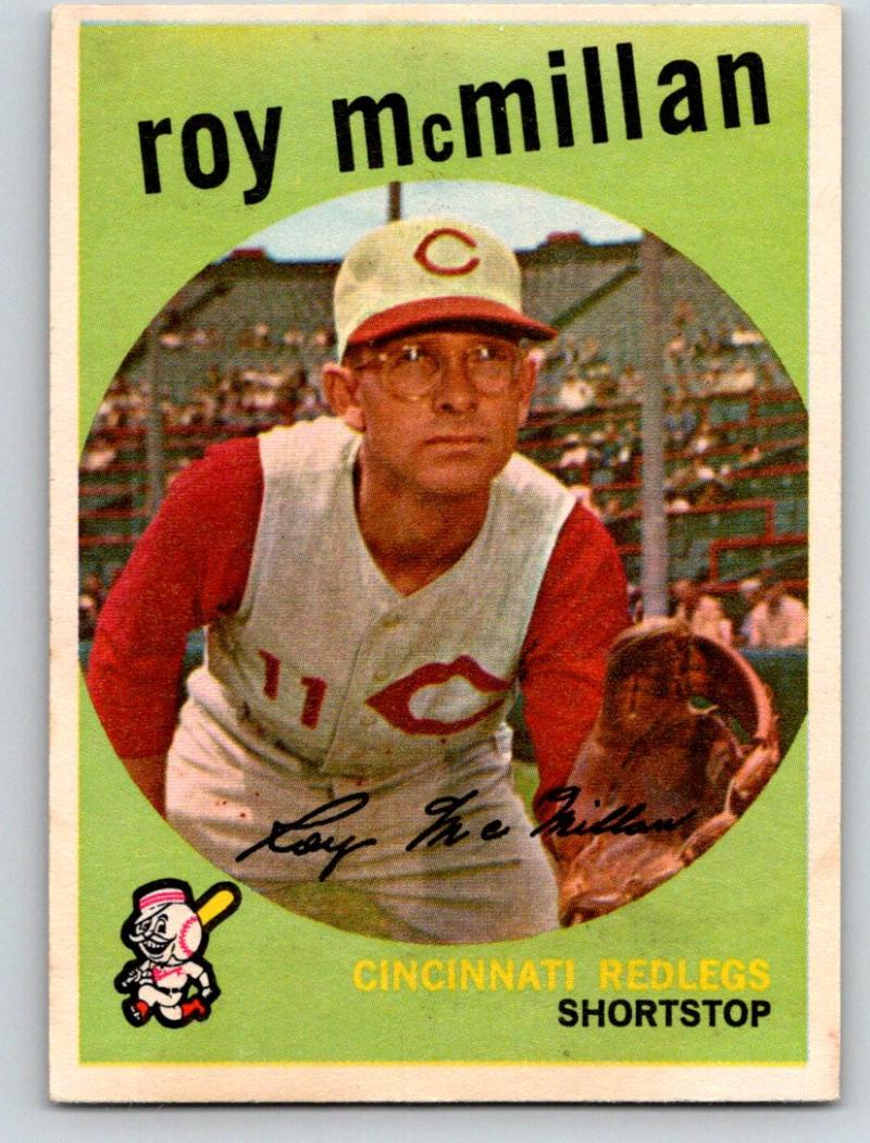 1959 Topps #405 Roy McMillan NM-MT Baseball Vintage MLB Reds 03719 Image 1