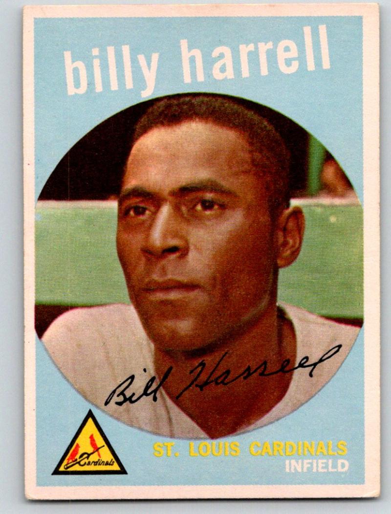 1959 Topps #433 Billy Harrell NM-MT Baseball Vintage MLB Cardinals 03722