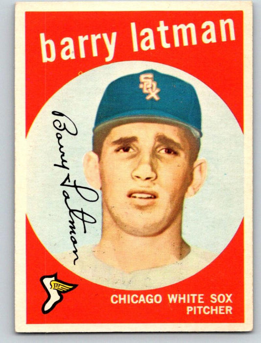 1959 Topps #477 Barry Latman NM-MT Baseball MLB Vintage RC Rookie White Sox 03723 Image 1