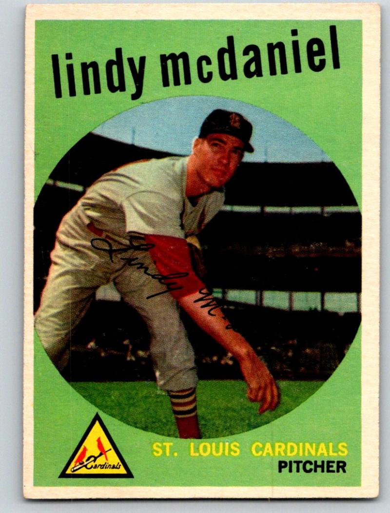 1959 Topps #479 Lindy McDaniel NM-MT Baseball Vintage MLB Cardinals 03724 Image 1