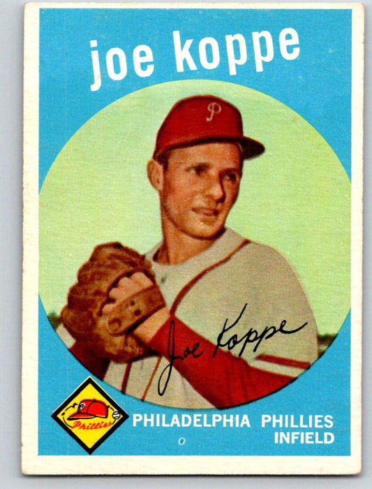 1959 Topps #517 Joe Koppe NM-MT Baseball MLB Vintage RC Rookie Phillies 03727 Image 1