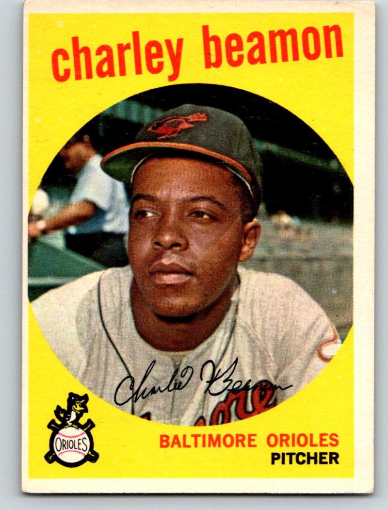 1959 Topps #192 Charley Beamon EX++ Excellent++ Baseball MLB RC Rookie Orioles 03729