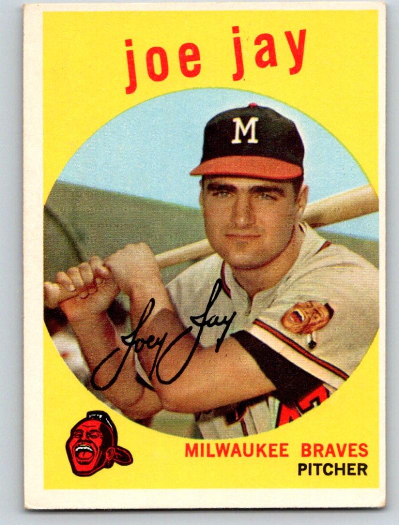 1959 Topps #273 Joe Jay NM Near Mint Baseball Vintage MLB Braves 03737 Image 1