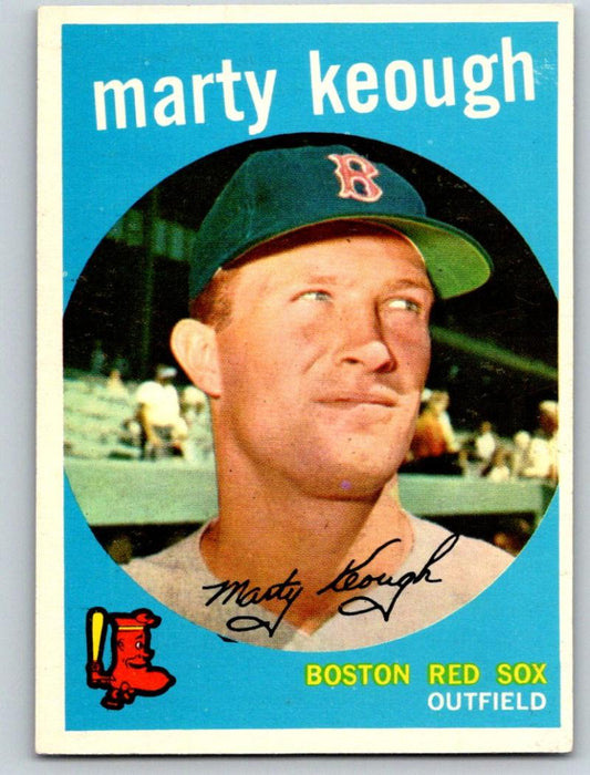 1959 Topps #303 Marty Keough NM-MT Baseball Vintage MLB Red Sox 03738 Image 1