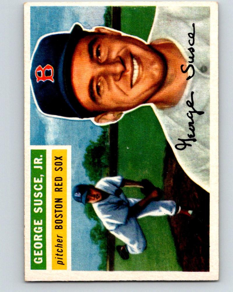 1956 Topps #93 George Susce Jr. NM Near Mint Baseball Vintage MLB Red Sox 03746 Image 1