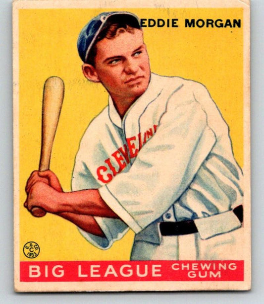 1934 Goudey V354 World Wide Gum #2 Eddie Morgan Baseball MLB Red Sox 03755