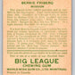 1934 Goudey V354 World Wide Gum #10 Bernie Friberg Baseball MLB Red Sox 03756