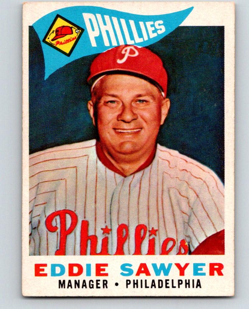 1960 Topps #226 Eddie Sawyer MG NM Near Mint Baseball Vintage MLB Phillies 03768