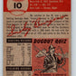 1953 Topps #10 Smoky Burgess Baseball MLB Vintage SP Phillies 03769 Image 2