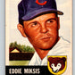 1953 Topps #39 Eddie Miksis Vintage Baseball MLB Cubs 03772 Image 1