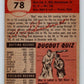 1953 Topps #78 Red Schoendienst Vintage Baseball MLB Cardinals 03775 Image 2