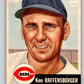 1953 Topps #276 Ken Raffensberger Vintage Baseball MLB Reds 03782