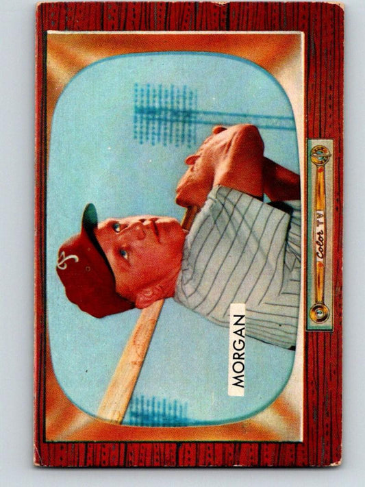 1955 Bowman #81 Bobby Morgan Vintage Baseball MLB Phillies 03786 Image 1