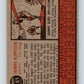 1962 Topps #151 Johnny Klippstein Vintage Baseball MLB Reds 03787 Image 2